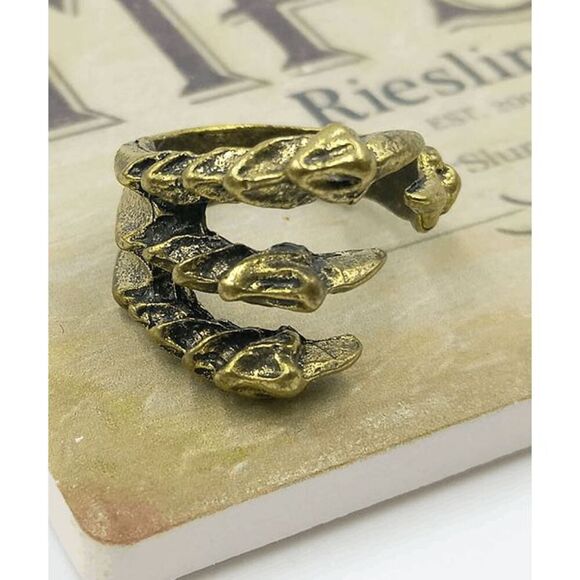 *Clearance* Unisex Claw Hand Ladies Ring (Size 8.5) - Picture 2 of 5